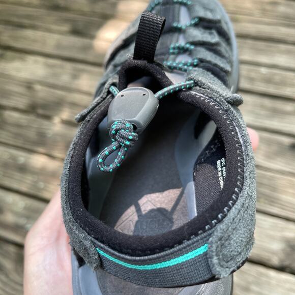 The Muck Boot Company Fisherman Sandel Womens 8 Gray Suede Wanderer Pegasus - Picture 8 of 8